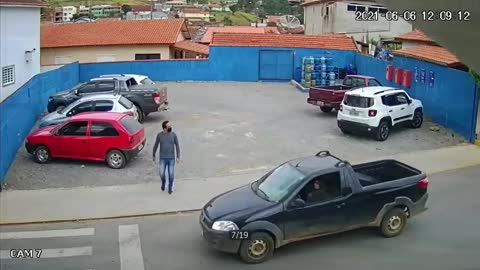 Accident with dog