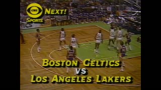 February 14, 1982 - CBS Promo for Celtics - Lakers Game
