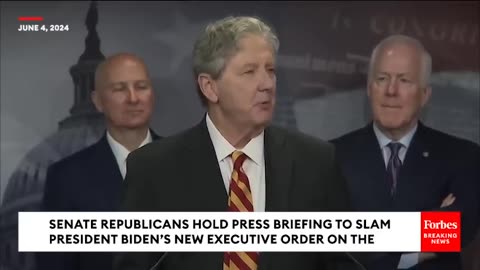 Sen. Kennedy Does Not Mince Words About Biden's Border Executive Order