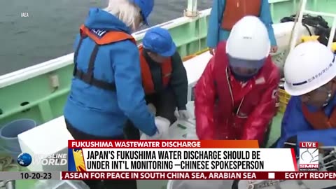 Japan's Fukushima water discharge should be under int'l monitoring –Chinese spokesperson