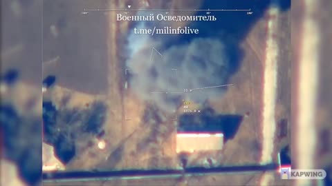 Impact on the car used by the Armed Forces of Ukraine on the frames of the UAV "Orion / Inokhodets"