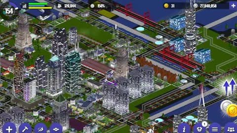 Beautiful scene of city in Night city designer 2