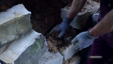 Building a stone root cellar