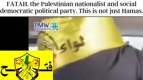 Fatah Logo Seen on Bandana of Terrorist in Israel