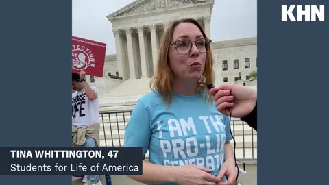 Reactions at supreme court regarding Abortion law