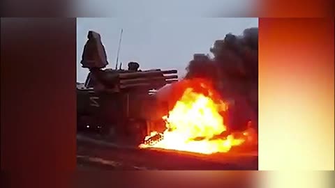 Ukrainians take Russian TANK for joyride & burn £11m missile launcher as resistance holds strong