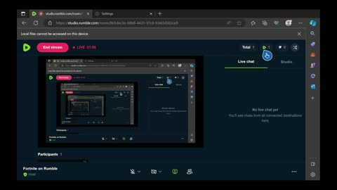 Fortnite on Rumble