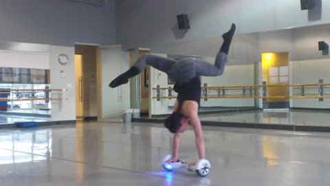 Collab copyright protection - dancer handstand hoverboard fail
