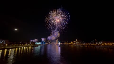 Budapest Hungary St. Stephen‘s Day Fireworks 20 August 2021 P2 of 7