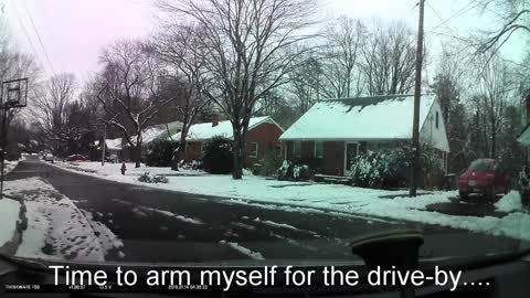 Drive-By Snowball Fight