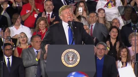 Trump Delivers a Message to Venezuelans in Miami