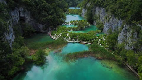Prepare to Be Amazed: Plitvice National Park from Above!
