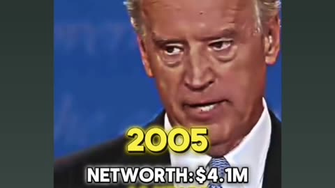 Joe Biden’s Net-worth over the years