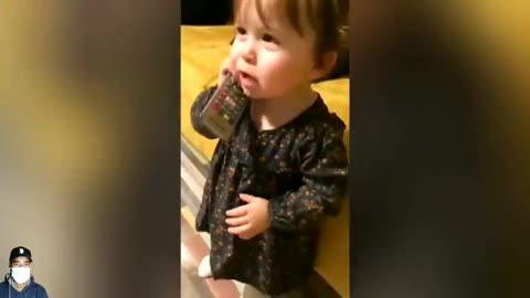 cute baby funny movements