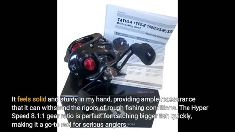 Real Reviews: Daiwa Tatula CT 100XS 8.1:1 Hyper Speed Right Hand Baitcast Fishing Reel - TACT10...