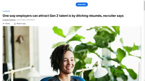 attract Gen Z talent is by ditching résumés: act your wage, wagies