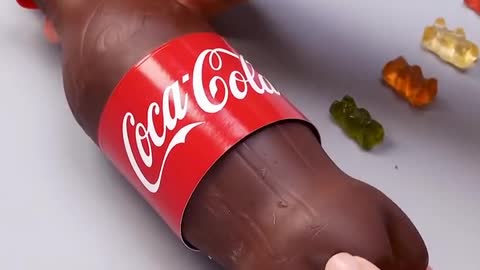 Amazing Cocacola Bottle Shape Chocolate Makingshorts