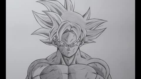 How To Draw Goku Ultra Instinct