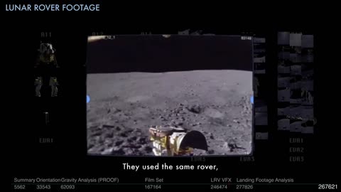 MAKE BELIEVE ENHANCED - Moon Landing Hoax - LRV Footage
