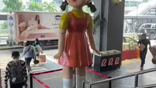 Scary Squid Game Doll in Real Life