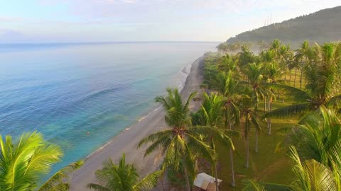 The beauty of the natural beautiful beach screen