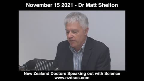 Dr Matt Shelton New Zealand press briefing November 15 2021.