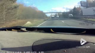 Rogue Biker going wrong way on A20