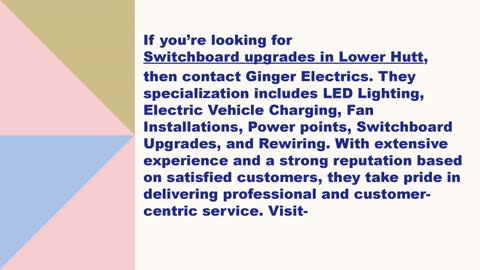 Best Switchboard upgrades in Lower Hutt