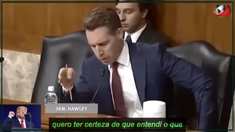 Senador Hawley dá forte soco em testemunha de Biden enquanto ela comete grave erro