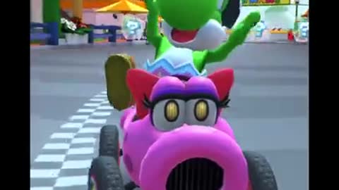 Mario Kart Tour - Turbo Birdo Kart Gameplay (Trick Tour Token Shop Reward)