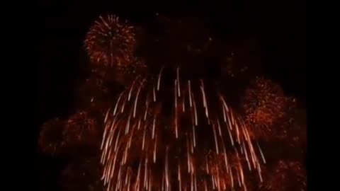 Japanese Unique Fireworks Celebration