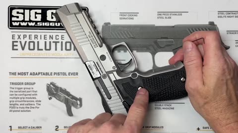 SIG Sauer P226 X-FIVE (U.S. Version) extended magazine release removal and installation