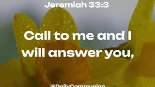 Jeremiah 33:3