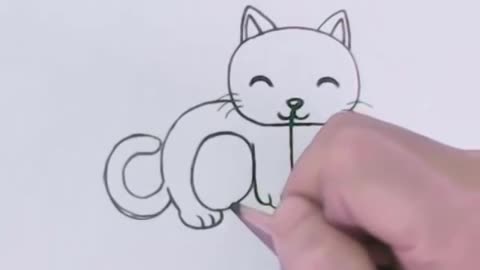 🔴 Very Easy! How to turn Words Cat Into a Cartoon Cat. (Wordtoons) learning step by step for kid