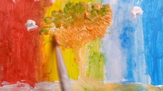 Painting a tree