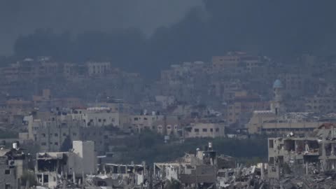 Skyline of northern Gaza as truce extended