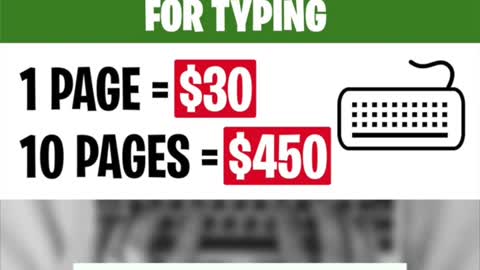 Earn $450 TYPING NAMES FOR FREE! #Shorts