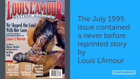 Louis L'Amour Western Magazine