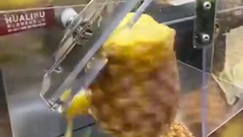 Precision Pineapple Peeling: Mechanized Magic