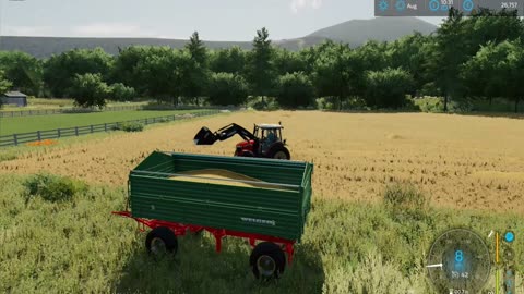 Part 7: Collecting straw | Farming Simulator 22 | Chilliwack map | Timelapse | (1080p60)