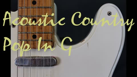 Acoustic Country Pop backing track in G