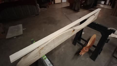 Building a Scimitar prop from commercial white ash.