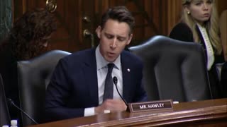 Hawley Completely ROASTS Biden Nominee To A Crisp