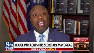 The best way to get rid of Mayorkas is to fire Joe Biden: Sen. Tim Scott