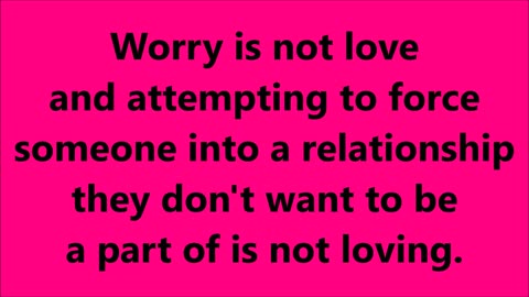 Godliness | Worry is not love - RGW with Music