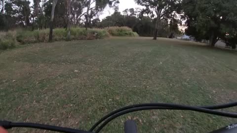 Kids home made mountain bike circuit