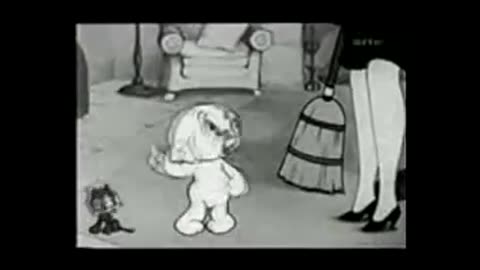 Late Nite, Black 'n White | Betty Boop | The Lost Kitten | RetroVision TeleVision