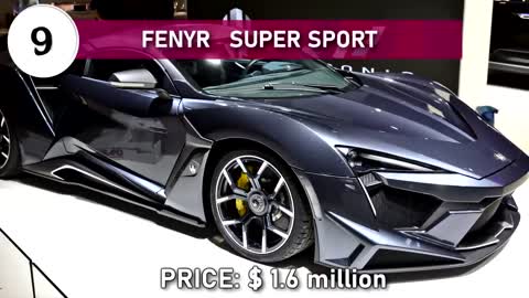 10 most expensive cars in the world$$$