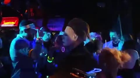 Dedicated Party-Goer Stays In Character During Halloween Rave