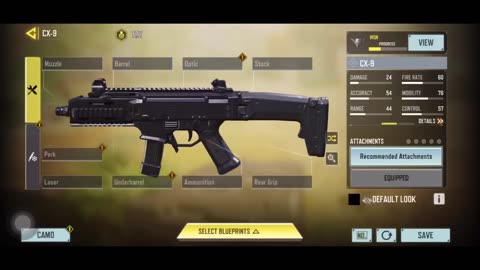 New CX9 Gunsmith in COD MOBILE